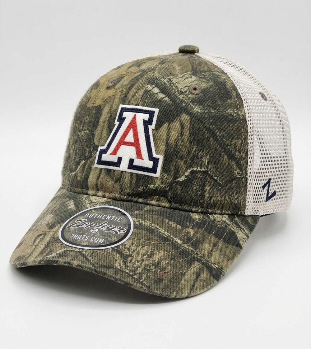 Zephyr Arizona Wildcats Camo Mesh Trucker Adjustable Snapback Hat / Cap